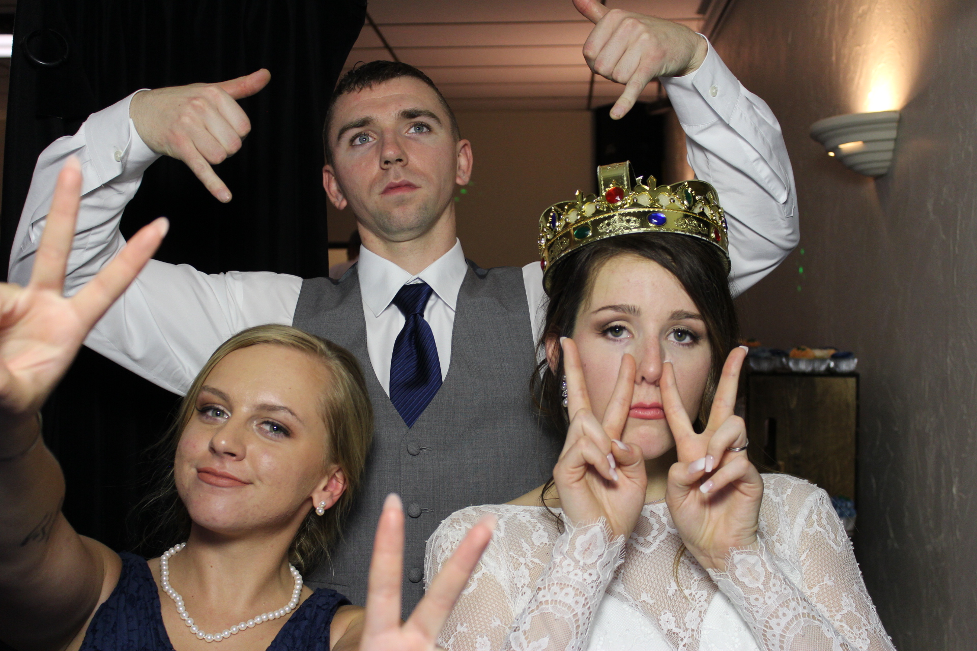 Michala Binkly & Nathan Hall Wedding Reception | View more photos from the event at gallery.photoboothcincy.com/u/PhotoBoothCincy/Michala-Binkly-Nathan-Hall-Wedding-Reception